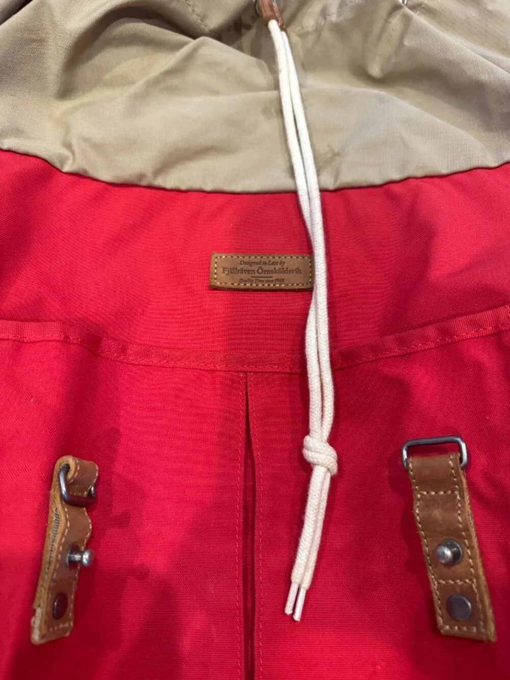 Fjallraven RUCKSACK  Red - Rare - excellent condition